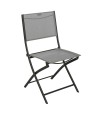 SILLA METÁLICA.PLEGABLE. GRAFITO