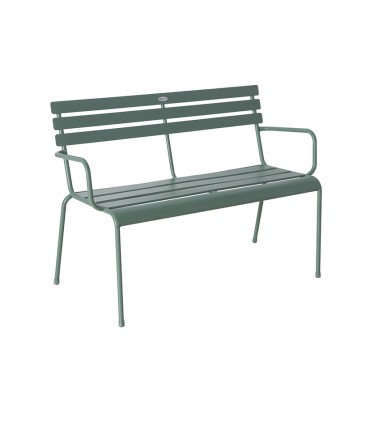 BANCO METÁLICO 114X56 XH79 CM. VERDE