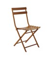 SILLA METÁLICA.PLEGABLE. OCRE