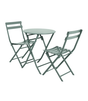 SILLA METÁLICA.PLEGABLE. VERDE