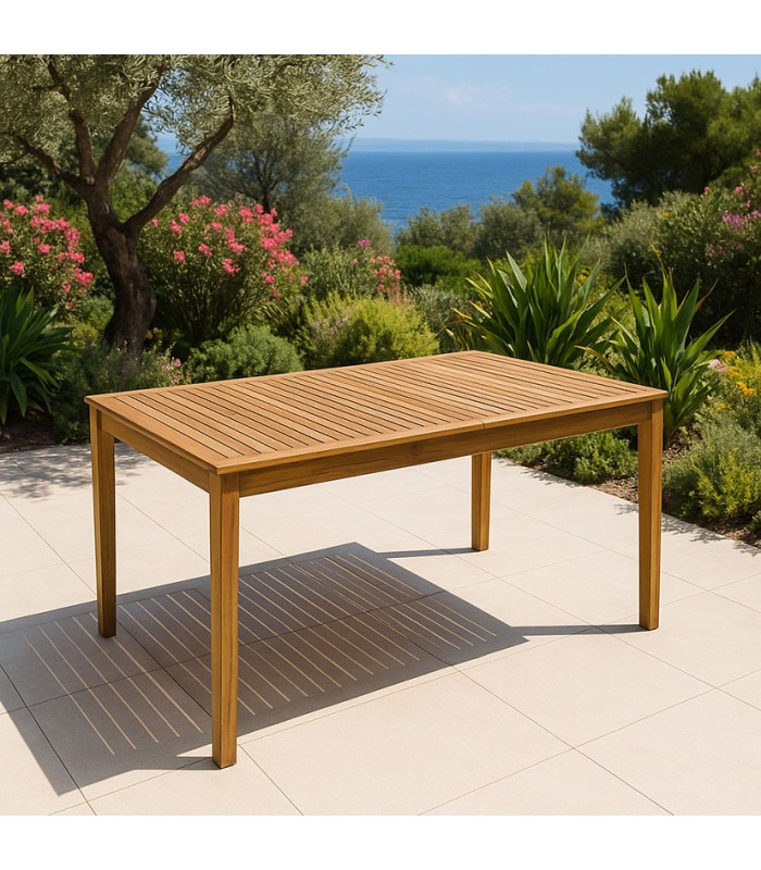 MESA MADERA LEVU 8 PLAZAS