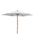 PARASOL MADERA 3 MTS COLOR CRUDO