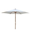 PARASOL MADERA 3 MTS COLOR CRUDO