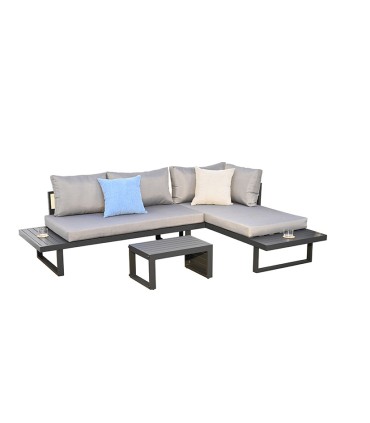 STELTON SOFA 2 PLAZAS + MESA AUXILIAR