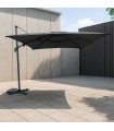 PARASOL ACERO VIENA ANTRACITA 3X4M