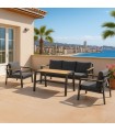 CONJUNTO MUEBLE JARDÍN 4PCS AUTANA