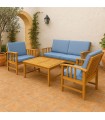 CONJUNTO MUEBLE JARDÍN 4PCS LITORAL