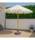 PARASOL MADERA 3 M CRUDO.POLEA