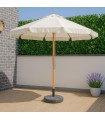 PARASOL MADERA 3 M CRUDO.POLEA