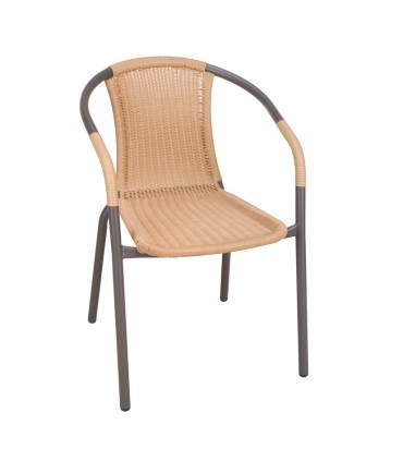 SILLA APILABLE ACERO/FIBRA BASIC MARR.