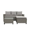 SET JARDIN NILO RATTAN 3 PIEZAS