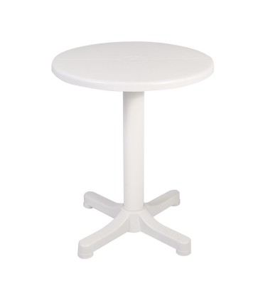 MESA BALCÓN Ø 60 CM. BLANCA