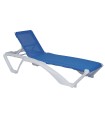 TUMBONA ACQUA 73X190X35 BLANCA/AZUL