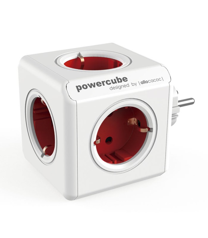 POWERCUBE ORIGINAL 5 TOMAS CORRIENTE ROJ