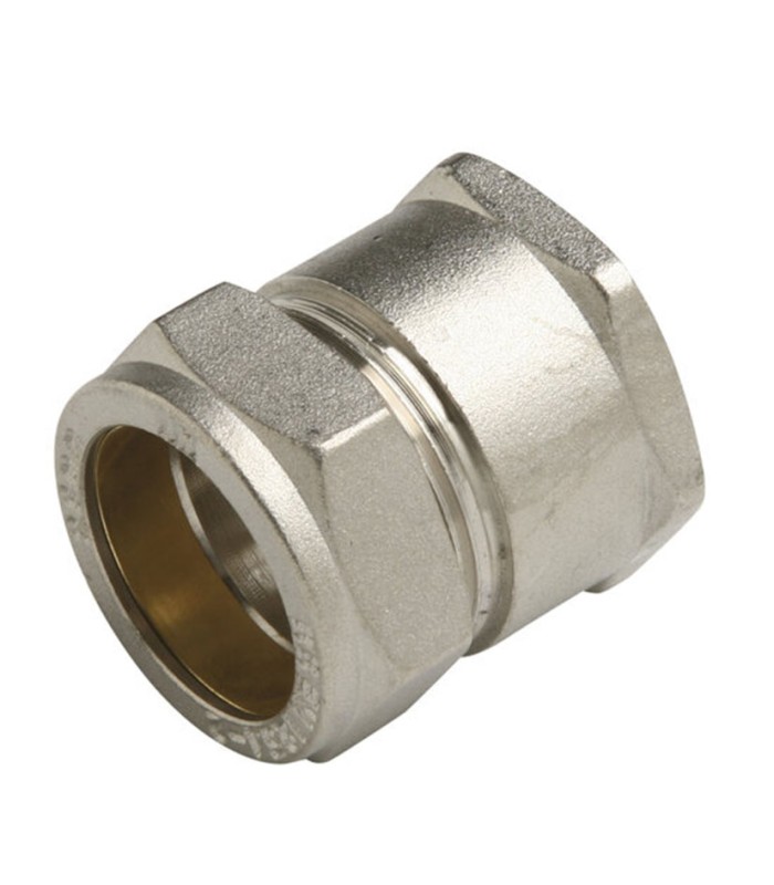 ENLACE HEMBRA LATÓN NIQUELADO  18x1/2"