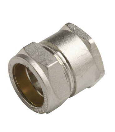 ENLACE HEMBRA LATÓN NIQUELADO  18x1/2"