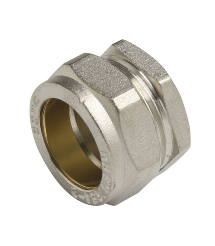 TAPÓN LATÓN NIQUELADO  18mm