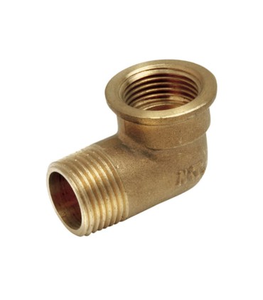 CODO 90º LATÓN ROSCADO M-H 3/8"