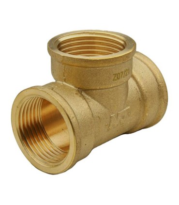 TE 90º IGUAL LATÓN ROSCADO H 1/2"