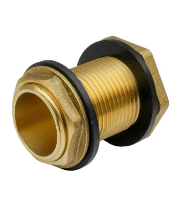 RACOR DEPÓSI. C/ TUERCA CORRED. LATÓN 1"