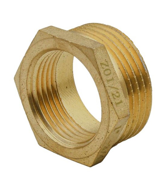 TUERCA REDUC. LAT. ROSCADO M-H 1/2"x3/8"