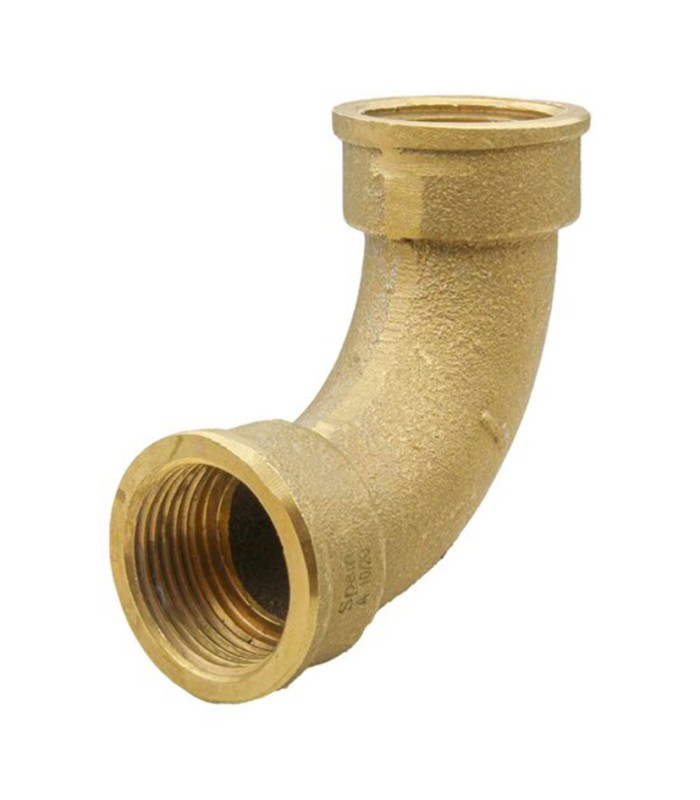 CURVA 90º LATÓN ROSCADO H-H 1"