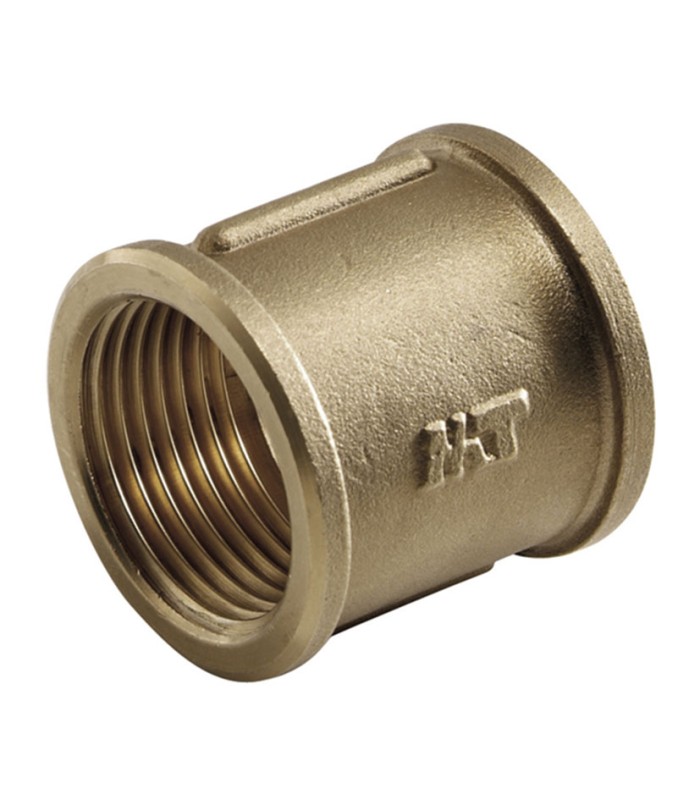 MANGUITO LATÓN ROSCADO H-H 1/2"