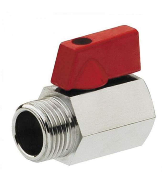 VALV ESF MINI PN16 HH MANDO M ROJO 3/8"