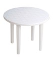 MESA REDONDA Ø 90 CM. BLANCA