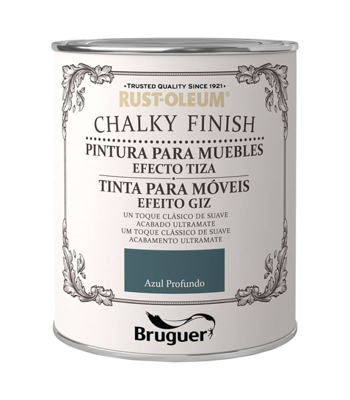 RUSTOL. CHALKY FINISH M. AZUL PROF 750ML