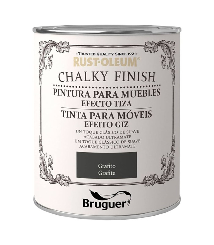 RUSTOL. CHALKY FINISH M. GRAFITO 750ML