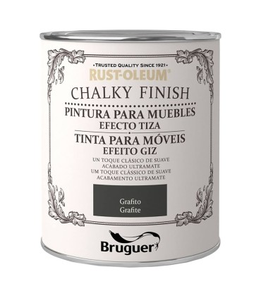 RUSTOL. CHALKY FINISH M. GRAFITO 750ML