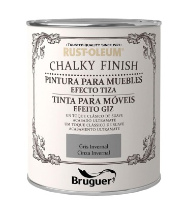 RUSTOL. CHALKY FINISH M. GRIS INV. 750ML