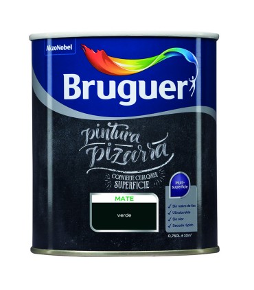 BR.ESMALTE PIZARRAS VERDE 0,75 l