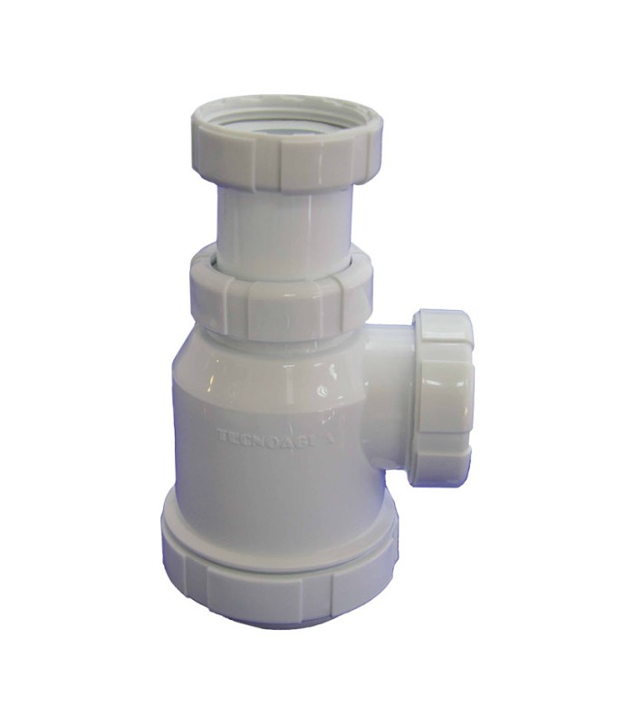 SIFON BOTELLA EXT.  1 1/4 TUERCA LOCA