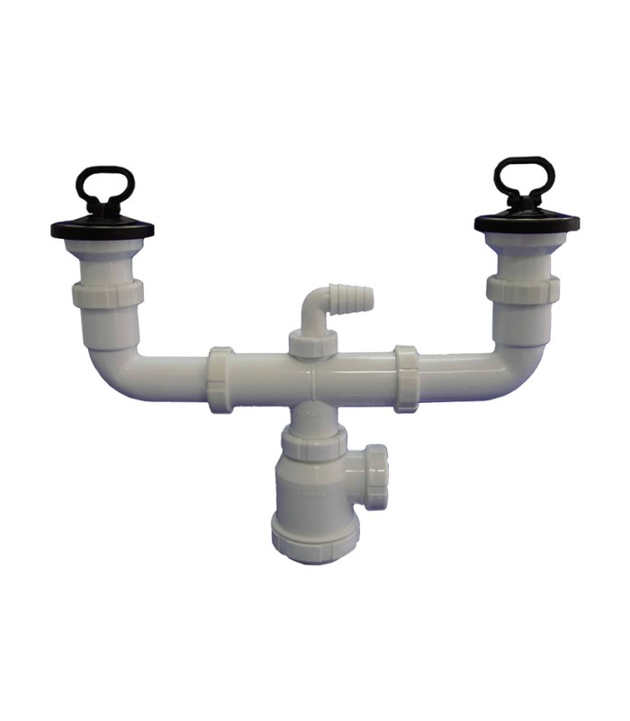 SIFON DOBLE VALVULAS EXTENS.  Ø70 1 1/2