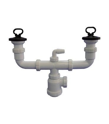 SIFON DOBLE VALVULAS EXTENS.  Ø70 1 1/2