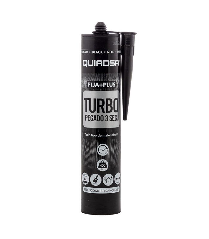 ADHESIVO FIJA PLUS TURBO 290 ML. NEGRO