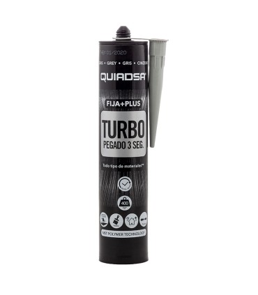 ADHESIVO FIJA PLUS TURBO 290 ML. GRIS