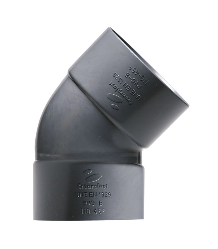 ACC.PVC. CODO HEMBRA-HEMBRA 50-45º