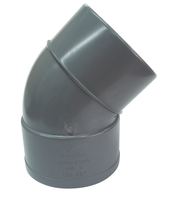 ACC.PVC. CODO MACHO-HEMBRA 32-45º