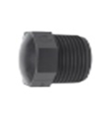 TAPON PE. MACHO HABITEX 1"