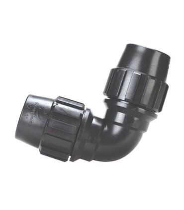 FITTING PE. ENLACE CODO 90º 20