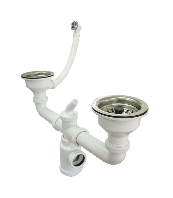 SIFON DOBLE C/VAL.T.EL.+REBOSAD.DIAM.115