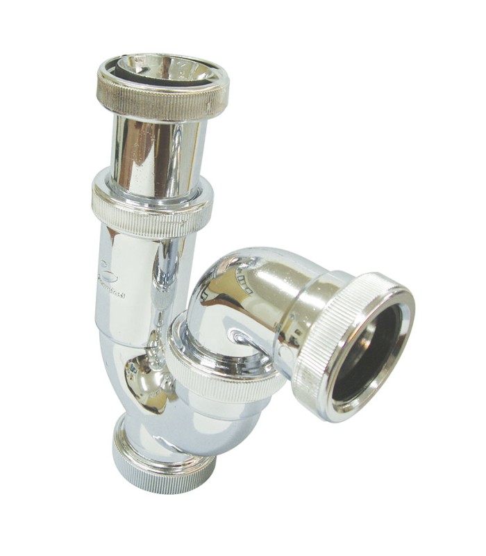 SIFON CURVO S/HORI RACO.1.1/2-40MM CROMO