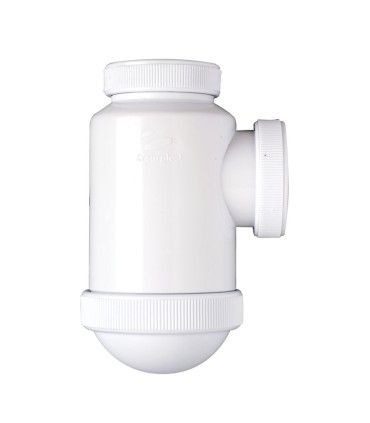 SIFON BOT.SAL.HORIZ.TUBOS LISO1 1/4*32MM