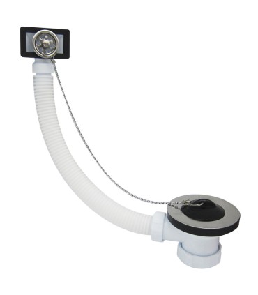 VALVULA FREGADERO INOX. 80 MM REBOS CHAP