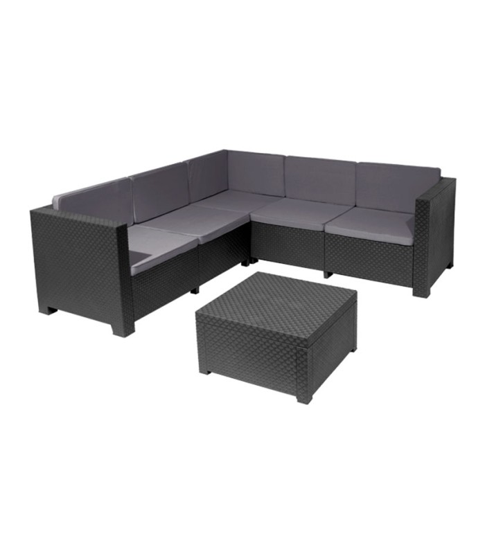 CONJUNTO RICONERO OASIS. GRAFITO