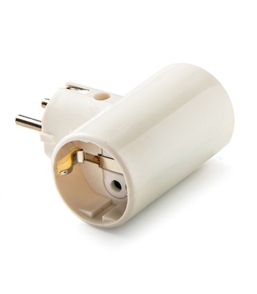 ADAPTADOR DOBLE TT CERAMICA 16A-250V