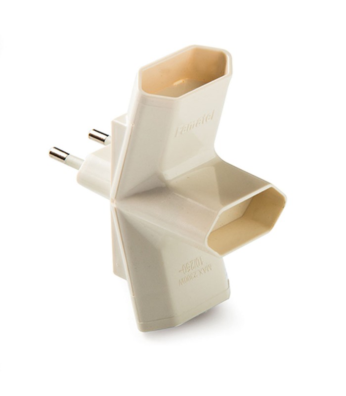 ADAPTADOR TRIPLE 10A-250V